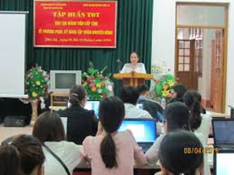 Một buổi tập huấn về khuyến nông