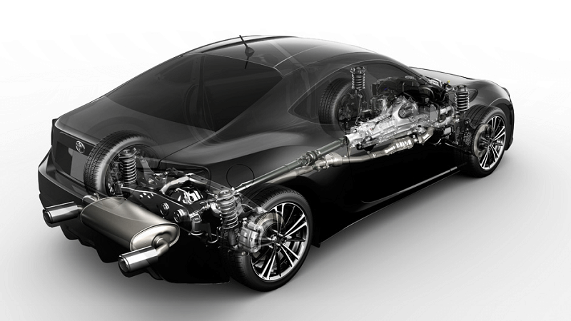 Xe 1 cầu hệ thống dẫn động sau