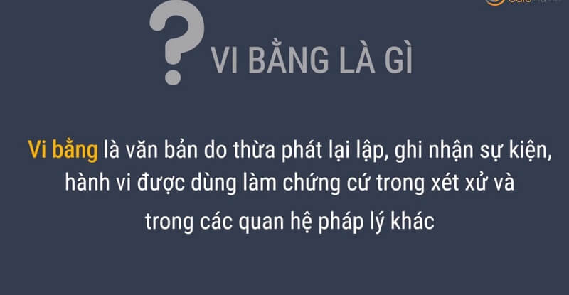 Nhà vi bằng là gì?