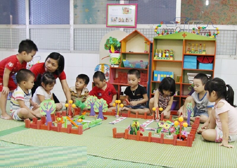 Những hoạt động chủ yếu của ngành Giáo dục Mầm non