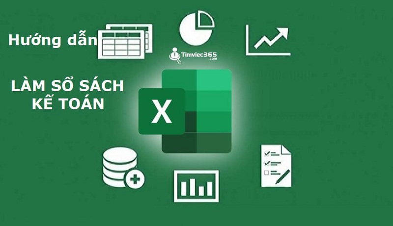 Cách làm sổ sách kế toán trên Excel - Thống kê các công việc đầu năm