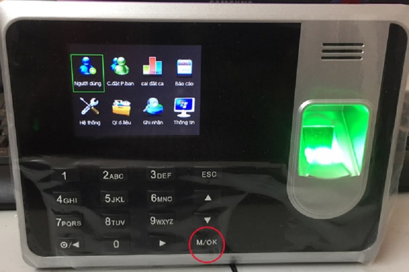  Cách sử dụng máy chấm công vân tay Ronald Jack X628C