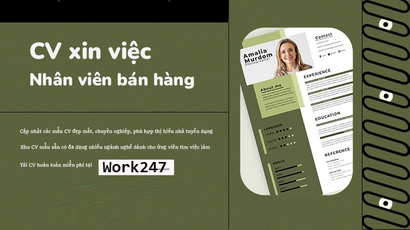 Hướng dẫn cách tạo CV xin việc đẹp mắt vào làm ở shop quần áo