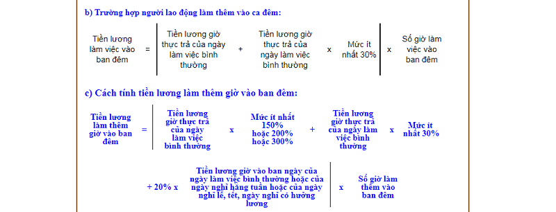 Cách tính lương tăng ca theo giờ