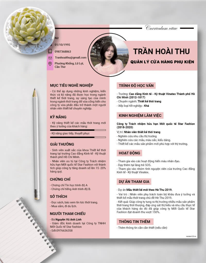 Hướng dẫn viết CV xin việc tại vị trí quản lý cửa hàng