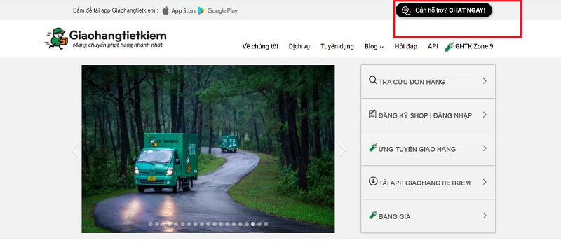 Tra cứu mã vận đơn thông qua chat