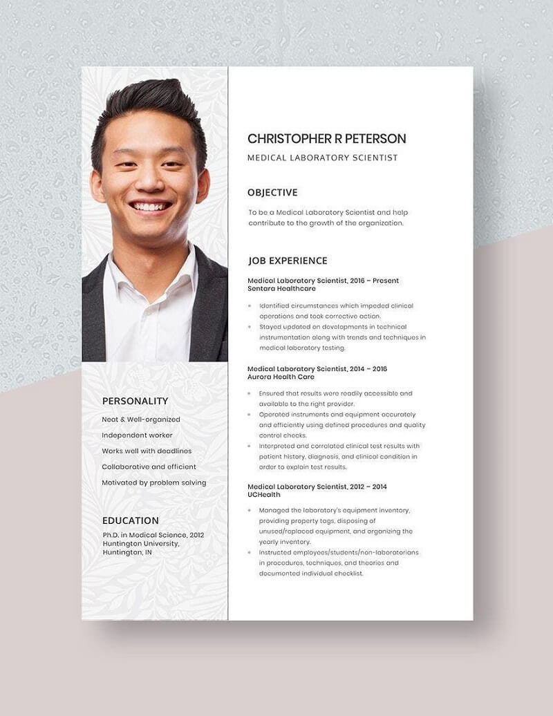 Tips chọn mẫu CV xin việc xét nghiệm phù hợp