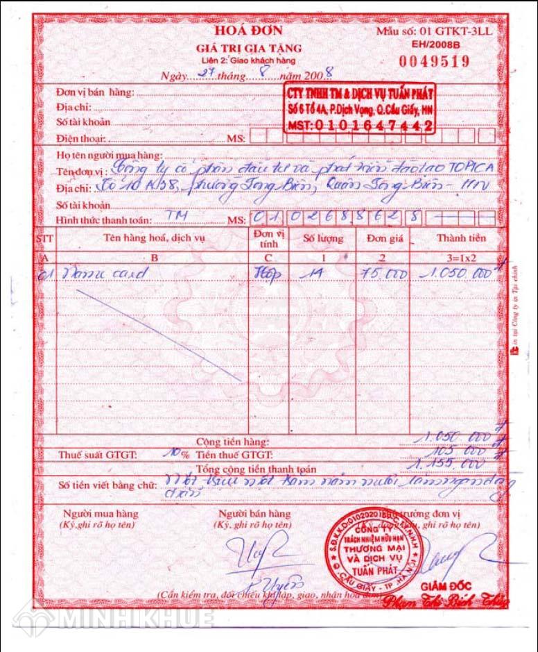 Bàn về việc mua hóa đơn đỏ