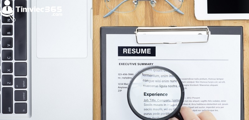 Đâu là phần chính trên CV xin việc làm đầu bếp?