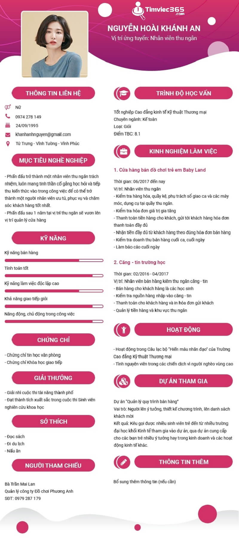 Các kỹ năng cần thiết đưa vào CV thu ngân