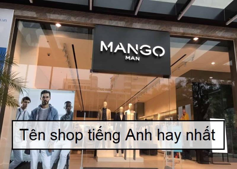 Đặt tên shop theo tiếng Anh