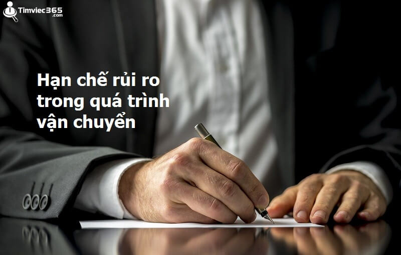 Những phương án để hạn chế rủi ro trong vận chuyển