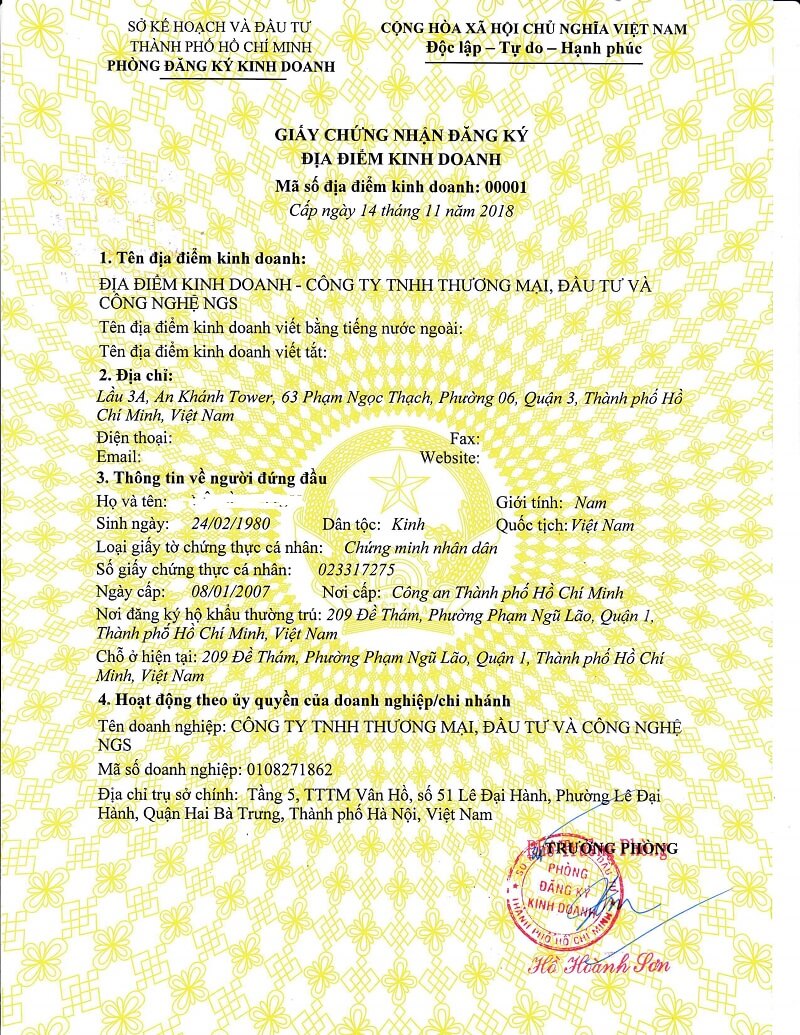 Không xử lý yêu cầu thay đổi người đứng tên trên giấy phép kinh doanh