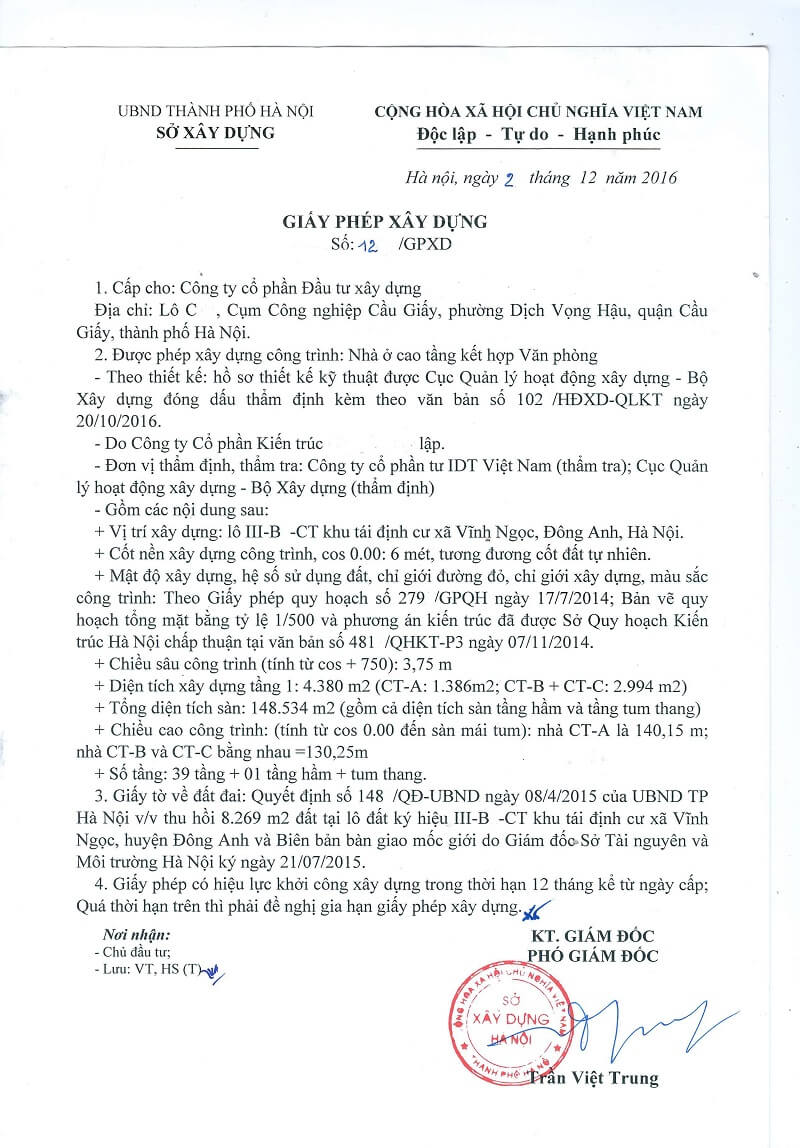 giấy phép xây dựng là gì