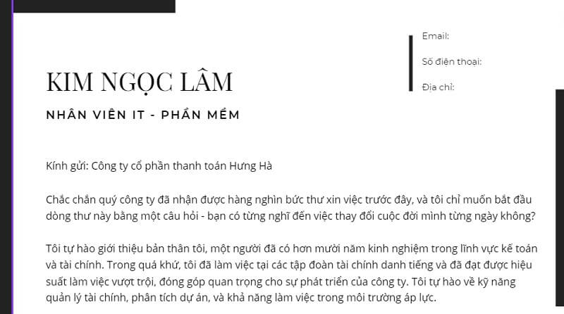 Giới thiệu bản thân ngắn gọn, đúng trọng tâm