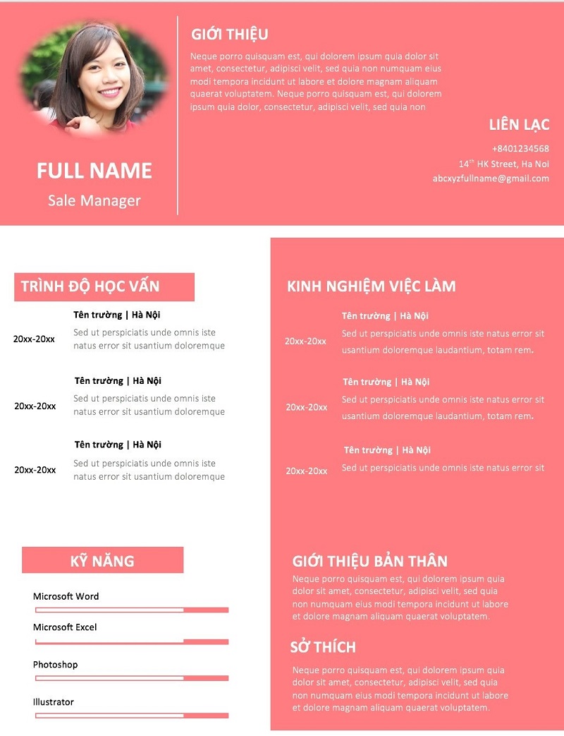 cách viết giới thiệu bản thân trong CV ấn tượng