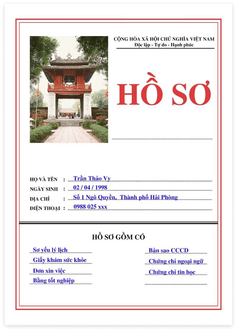 Hiểu đúng nhất về hồ sơ xin việc và vai trò của mẫu hồ sơ xin việc