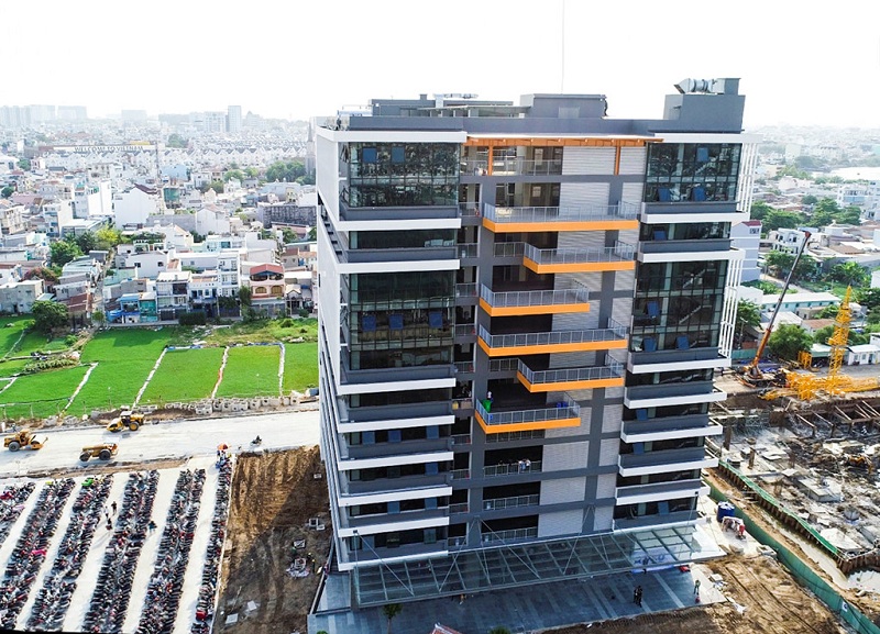 chung cư được xây dựng 