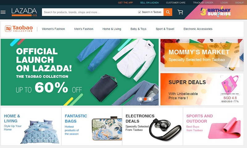 Lazada đã quá quen thuộc với người Việt