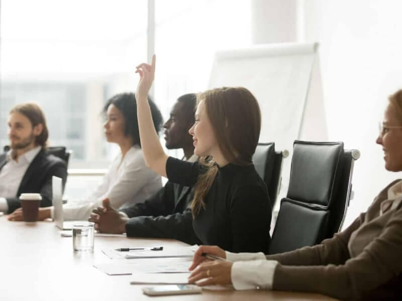 các trình bày biên bản họp