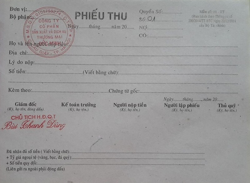 Những lưu ý khi đóng dấu treo