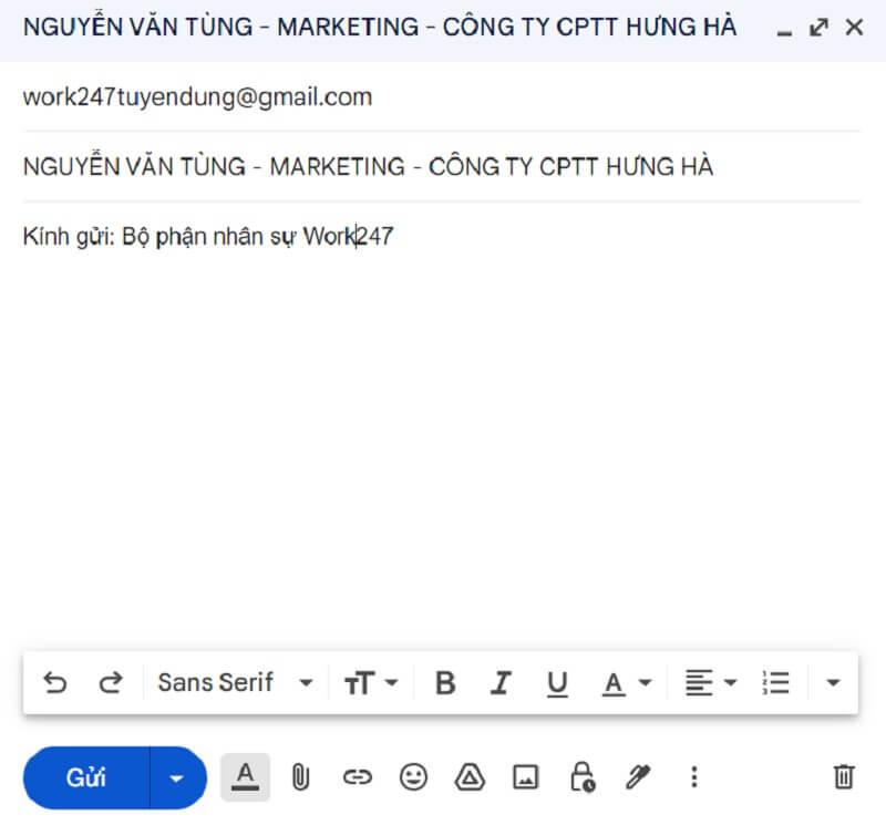 Cách viết phần mở đầu của email xin việc trái ngành