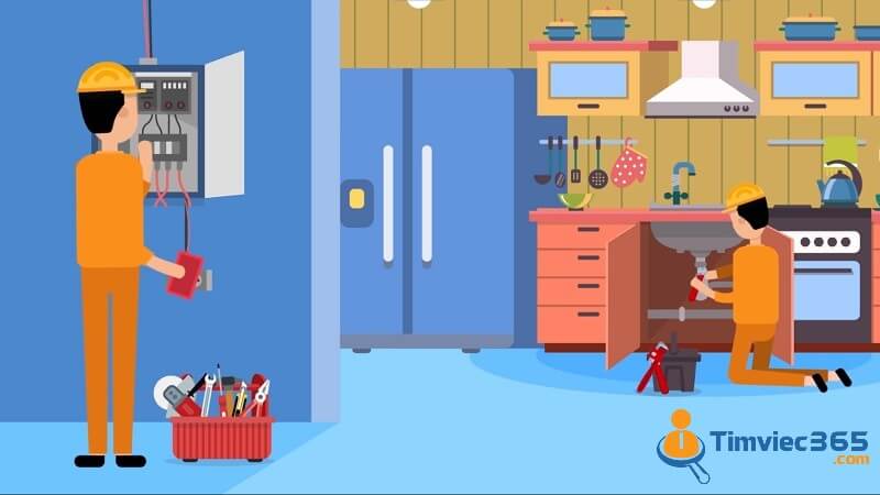 Những thông tin về công việc thợ điện 