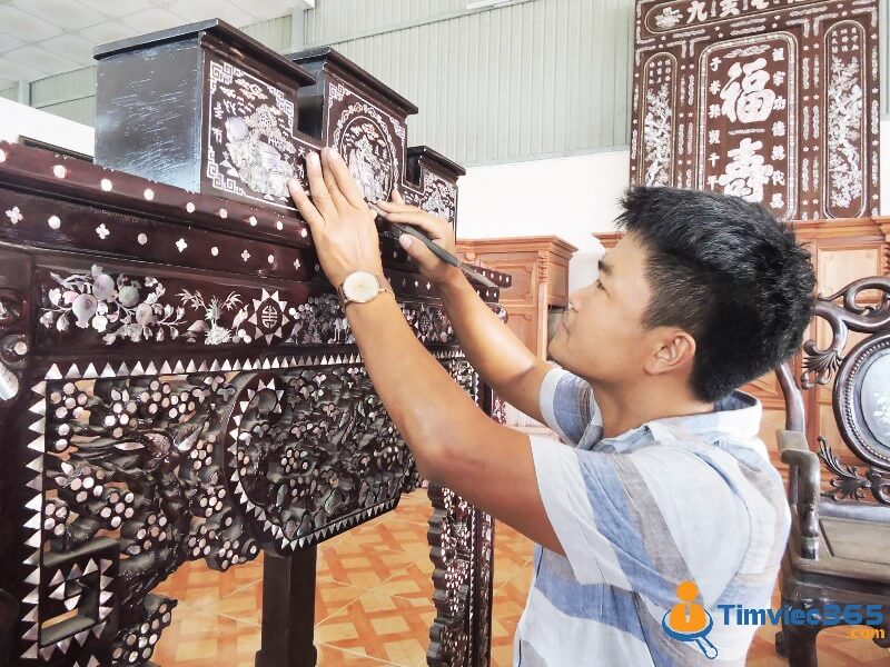 Lội ngược dòng về nghề khảm trai cùng sự phát triển