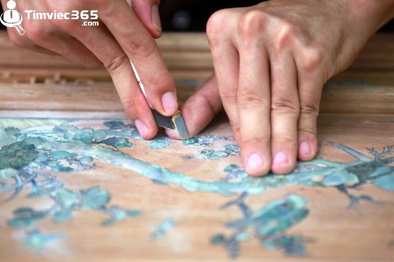 Đục gỗ (vẽ mẫu lên gỗ)