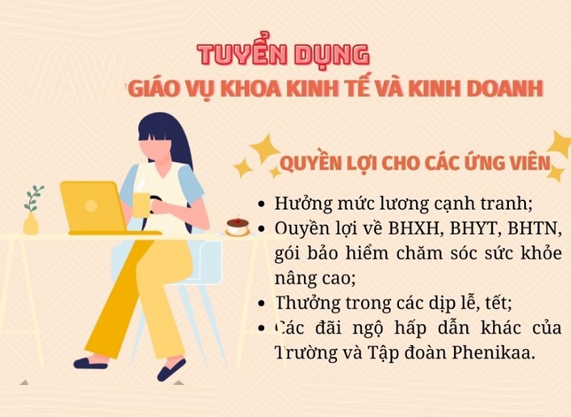 Nhân viên giáo vụ được hưởng nhiều chính sách tốt