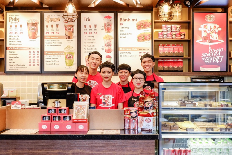 Highlands coffee tuyển dụng part time