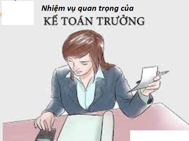 Nhiệm vụ quan trọng của kế toán trưởng