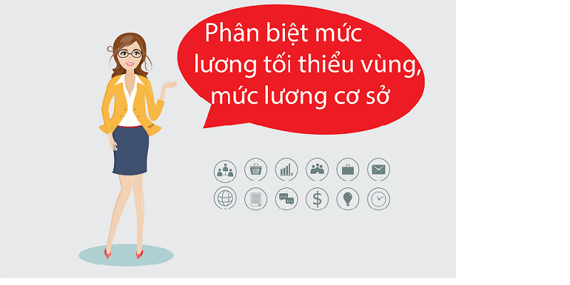 khác nhau giữa mức lương cơ sở và mức lương tối thiểu vùng là gì 