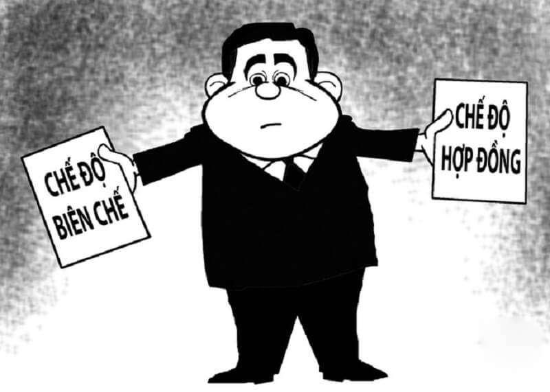 khác biệt giữa làm việc theo hợp đồng và làm viêc biên chế là gì