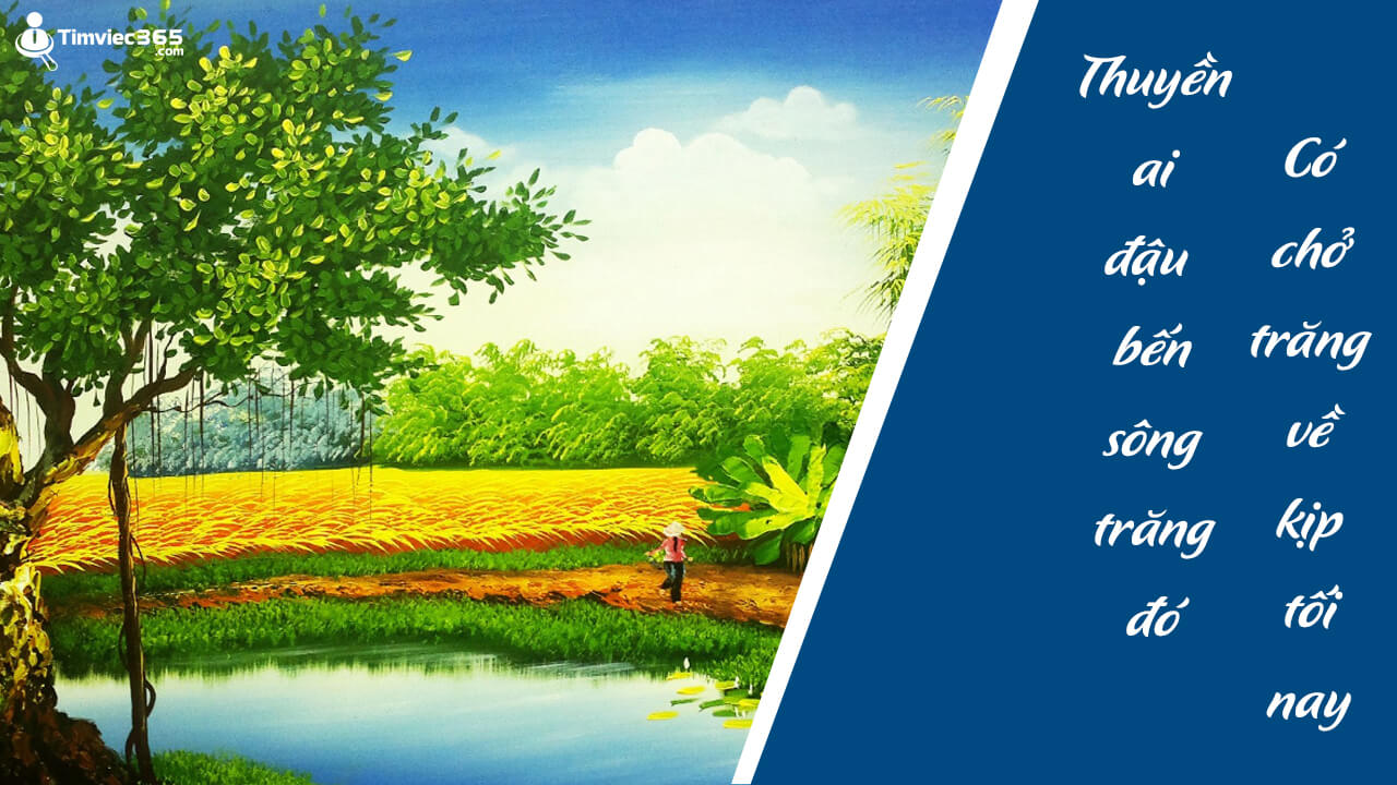 Hình tượng con thuyền chở trăng trong Đây thôn Vĩ Dạ 