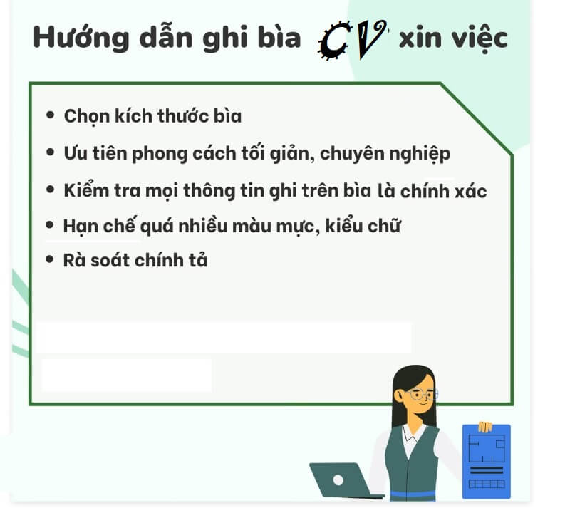 Hướng dẫn làm bìa CV