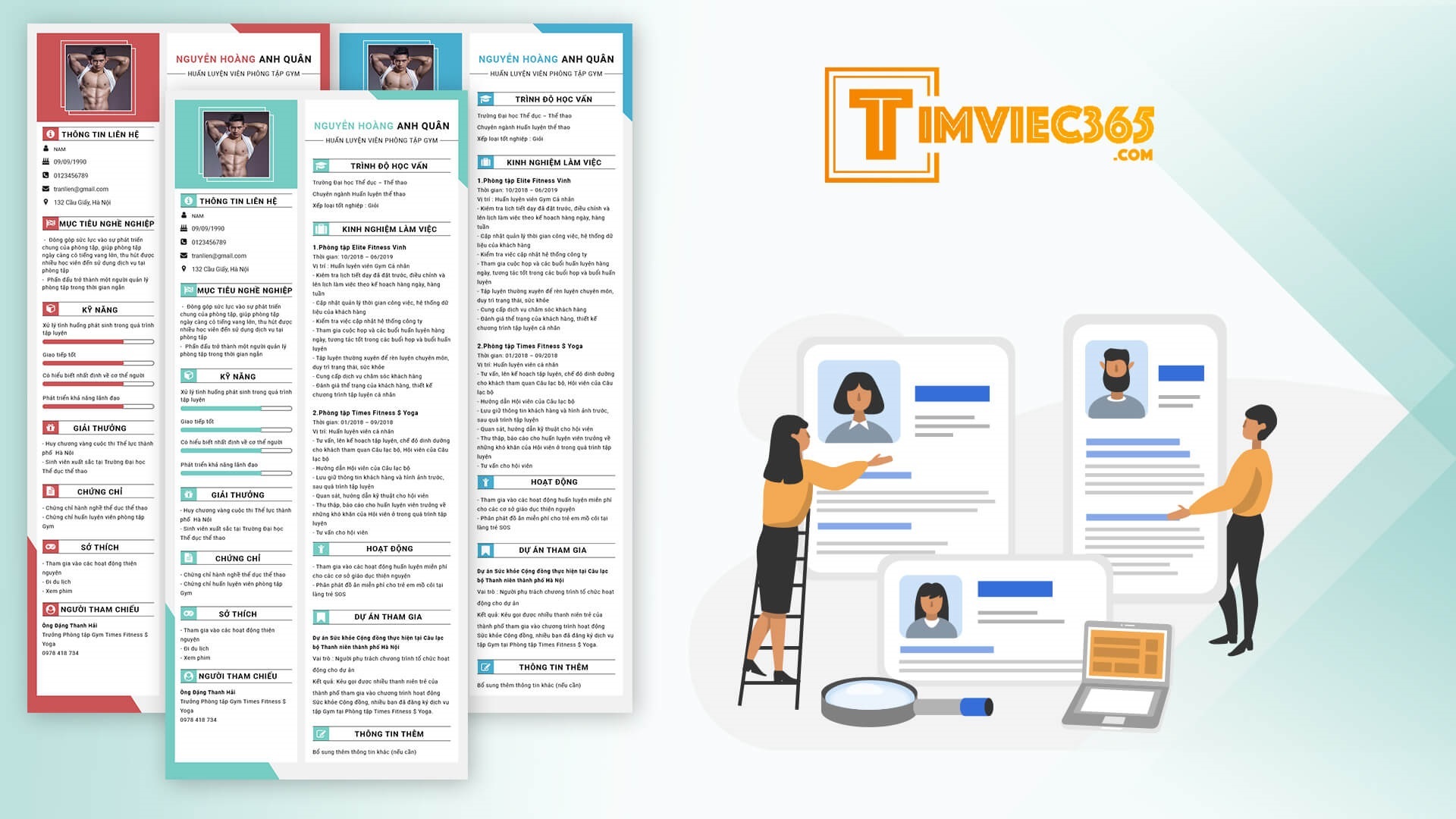 Những nội dung cần có trong CV khi tạo cv xin việc trên điện thoại