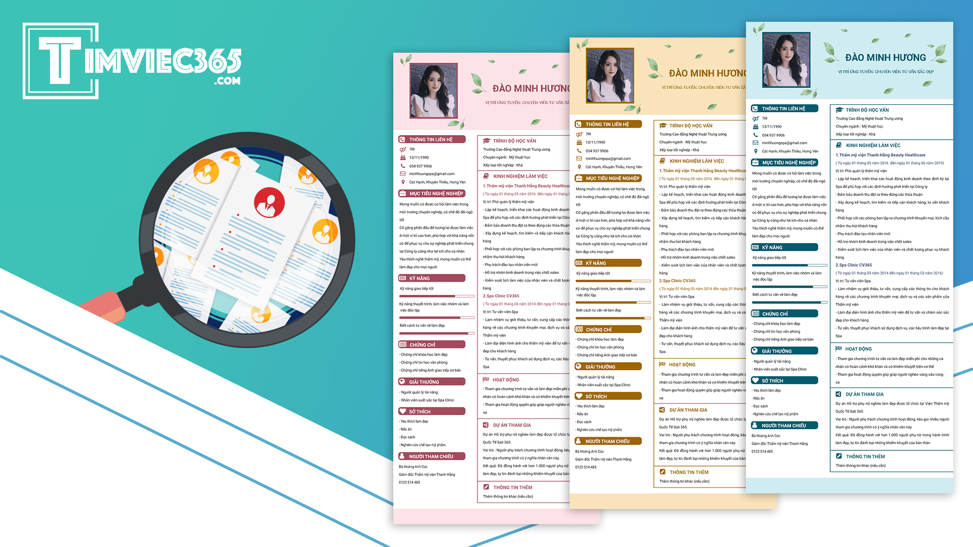 thiết kế CV bằng word chi tiết nhất cho ứng viên