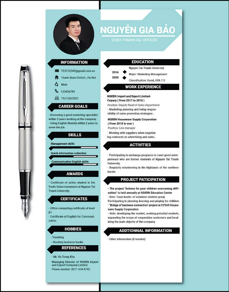 Thông tin cá nhân