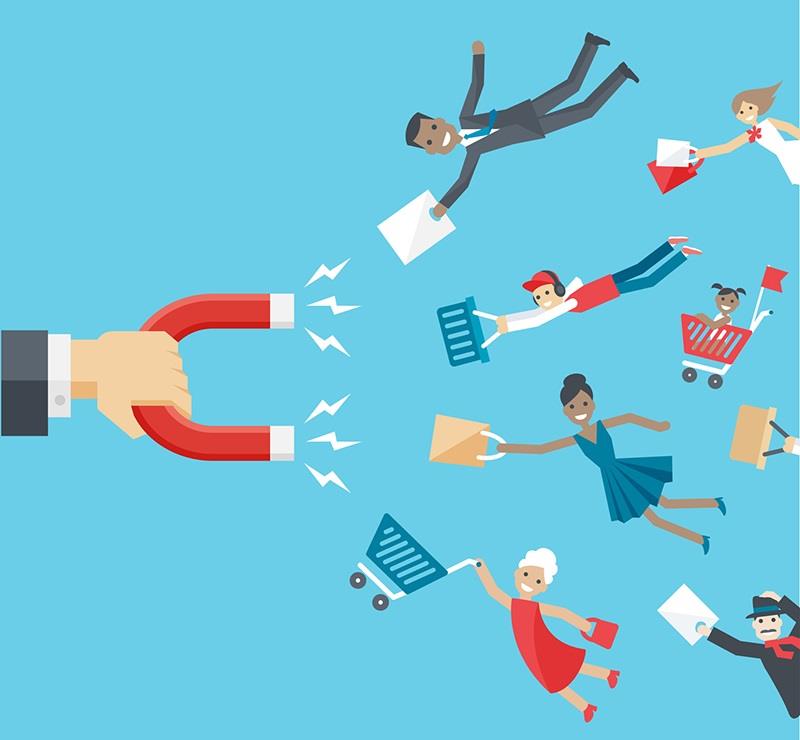 Thu hút khách hàng đến cửa hàng