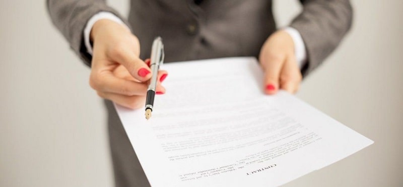 Mẫu thư từ chối nhận việc