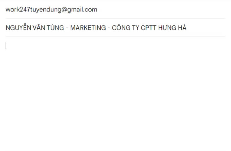 Cách viết phần tiêu đề đúng trọng tâm cho email xin việc trái ngành