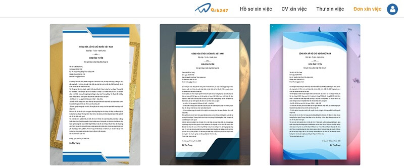 viecday365 - Nền tảng tạo mẫu đơn xin việc online thông minh