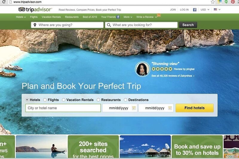 Tạo hồ sơ và quản lý phòng bán phòng trên tripadvisor