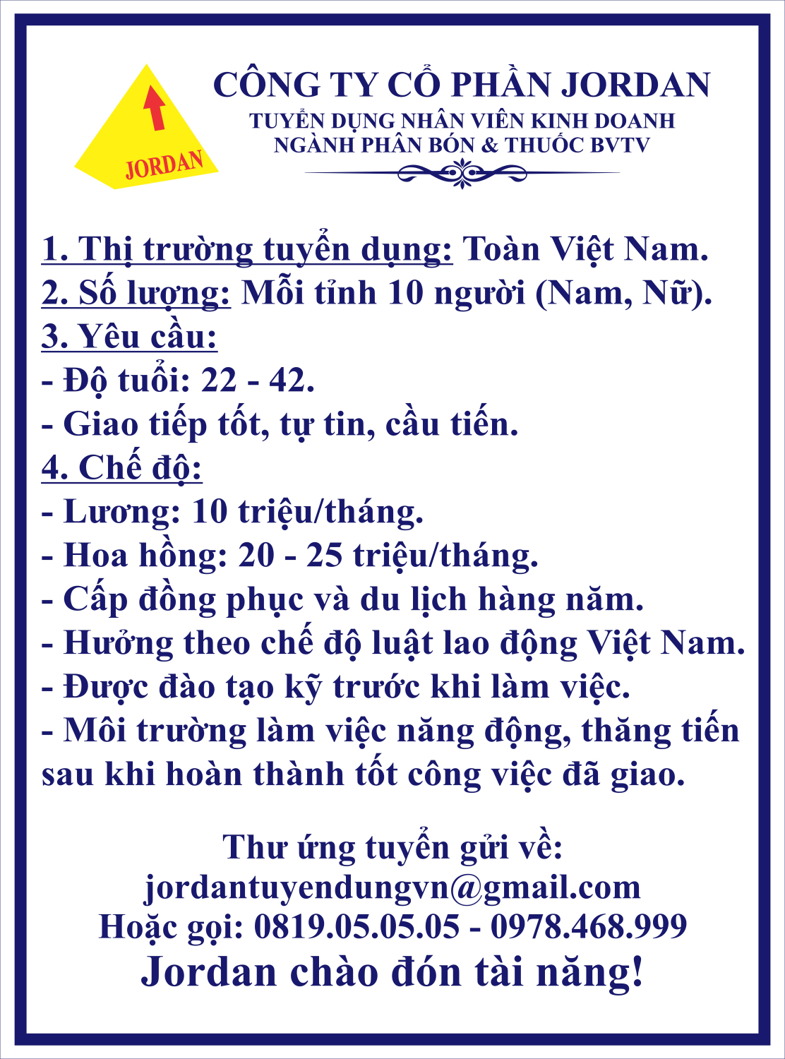 Hình ảnh 1 - Công Ty Cổ Phần Jordan