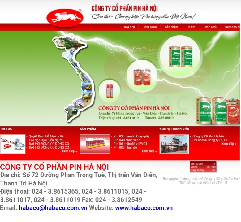Hình ảnh 1 - Chi Nhánh Công Ty CP Pin Hà Nôi Tại Tphcm
