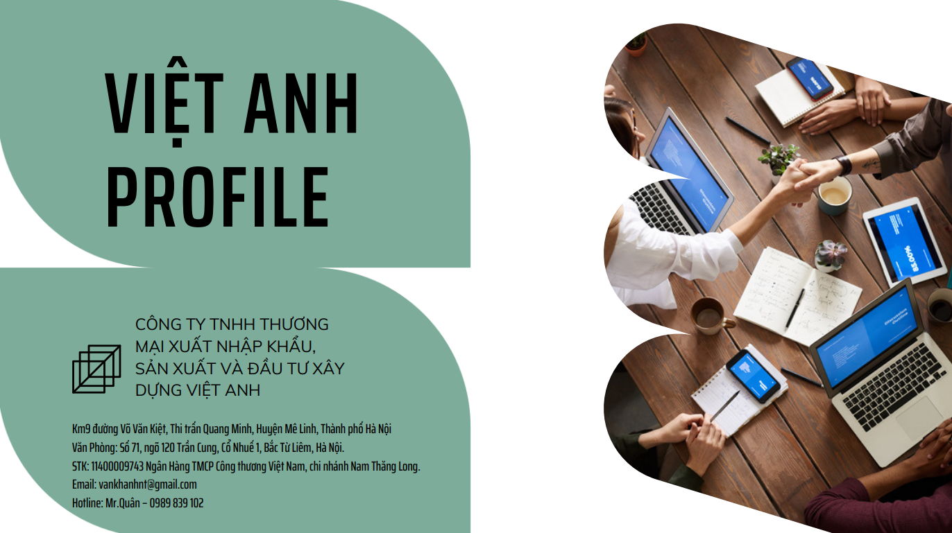 Hình ảnh 1 - Công Ty TNHH Thương Mại Sản Xuất Và Đầu Tư Xây Dựng Việt Anh