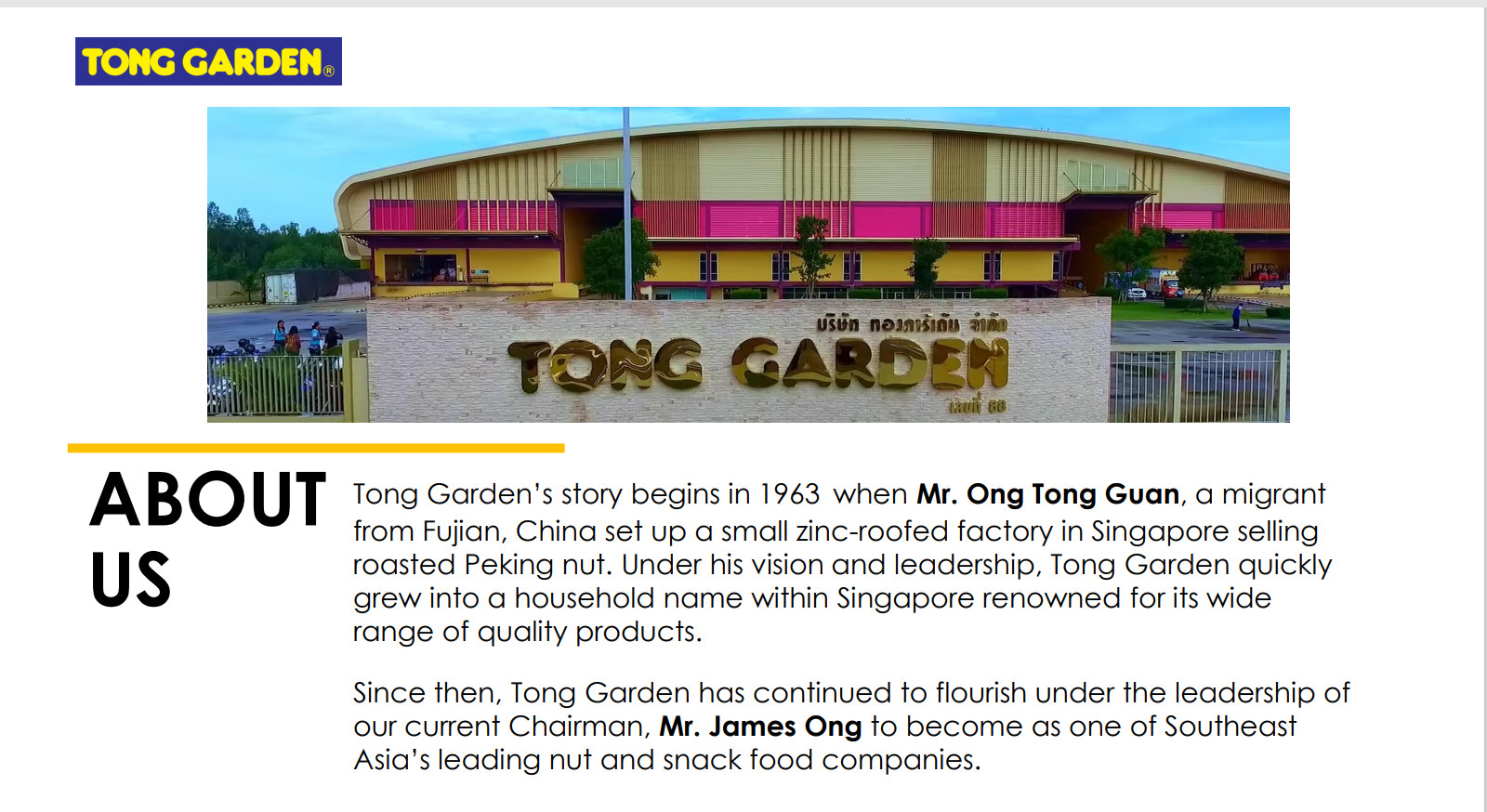 Hình ảnh 1 - Công Ty Tong Garden Food Marketing Việt Nam