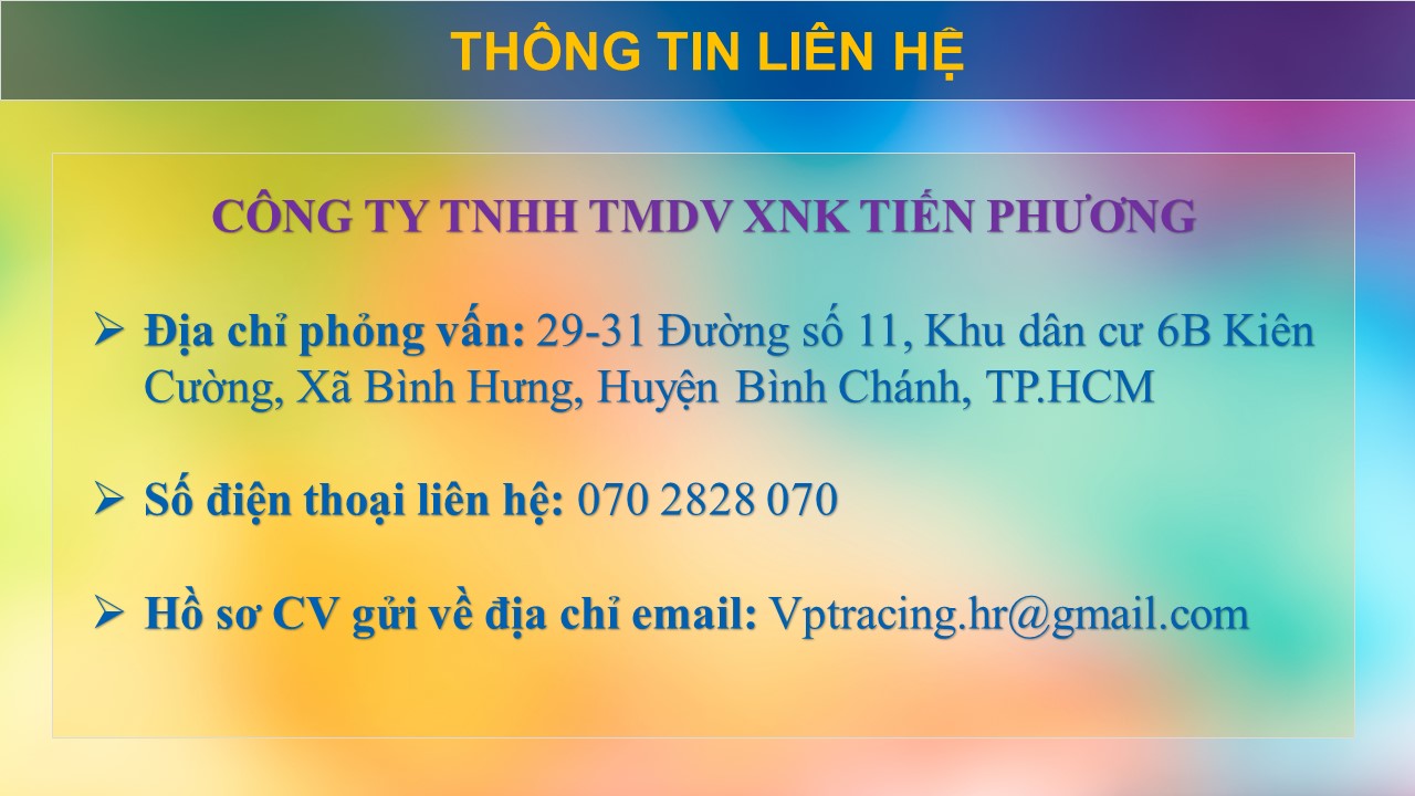 Hình ảnh 1 - Công Ty TNHH TMDV Xnk Tiến Phương