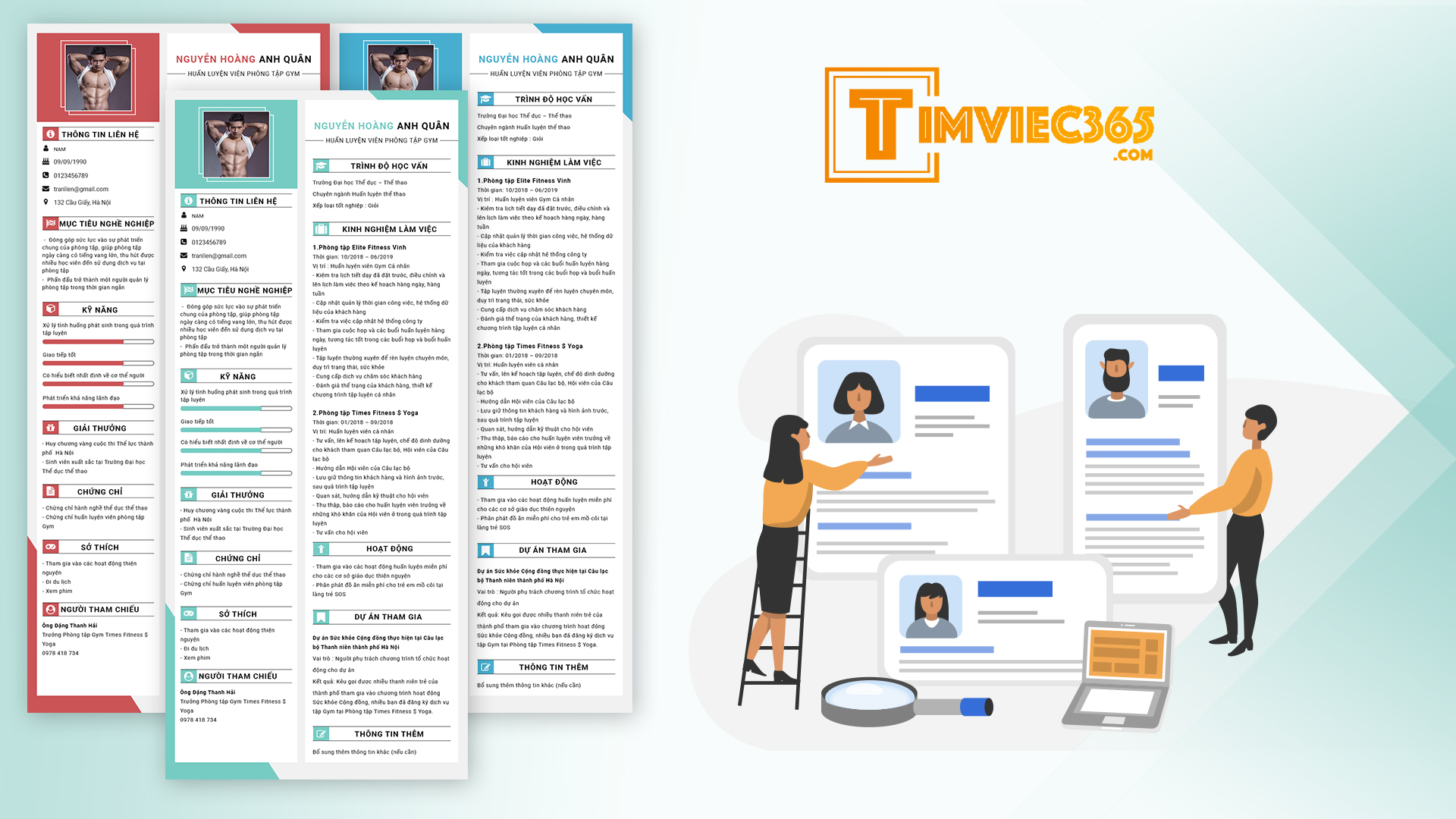 Mẫu CV Xin Việc File Word đơn giản, ấn tượng nhất
